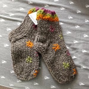 NWT heavy wool slipper socks